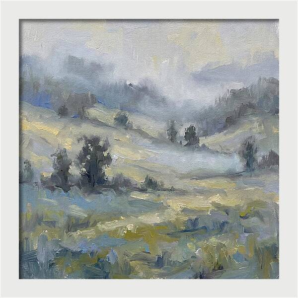 Serene Foggy Landscape