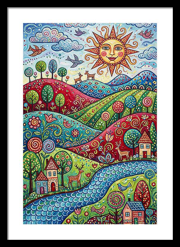 Serene Folk Landscape