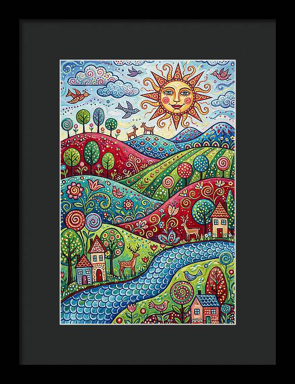 Serene Folk Landscape