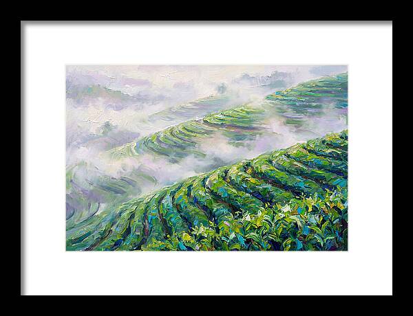 Serene Green Tea Landscapes