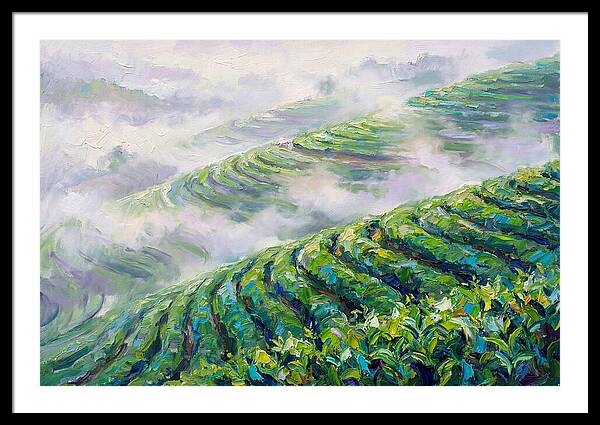 Serene Green Tea Landscapes