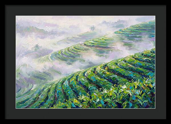 Serene Green Tea Landscapes