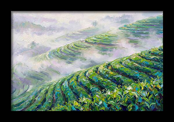 Serene Green Tea Landscapes