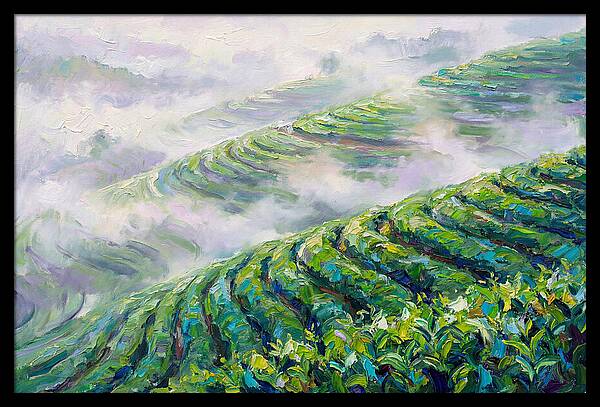 Serene Green Tea Landscapes