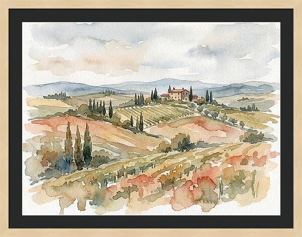 Serene Hills Of Tuscany