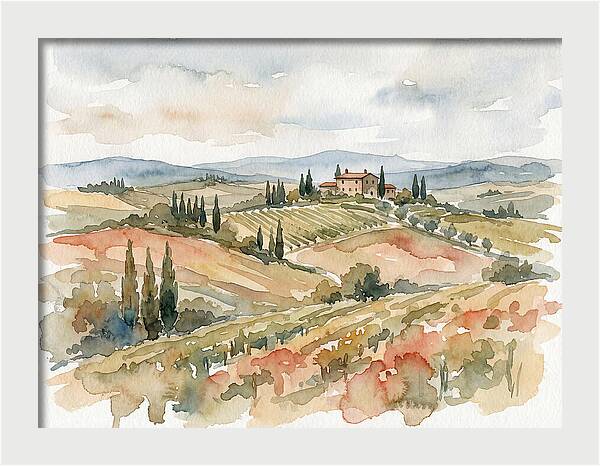 Serene Hills Of Tuscany