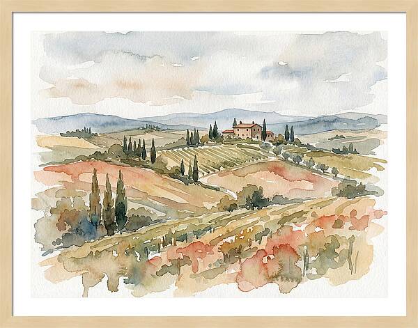 Serene Hills Of Tuscany