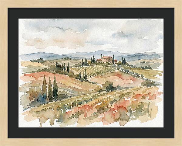 Serene Hills Of Tuscany