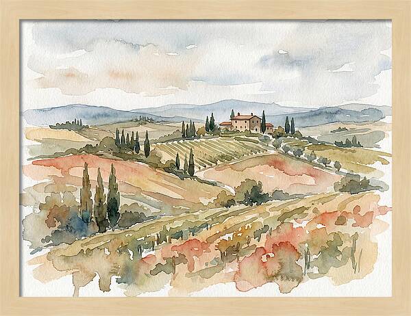 Serene Hills Of Tuscany