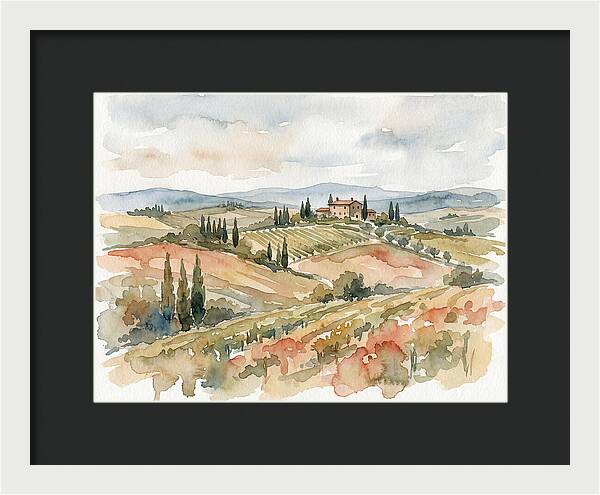 Serene Hills Of Tuscany