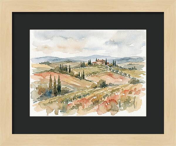 Serene Hills Of Tuscany