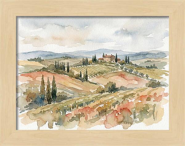 Serene Hills Of Tuscany