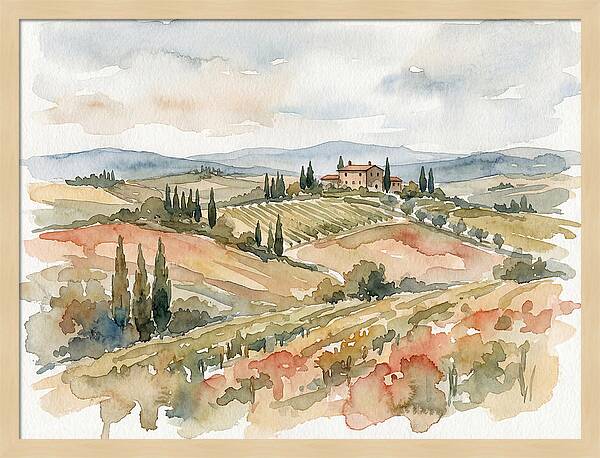 Serene Hills Of Tuscany