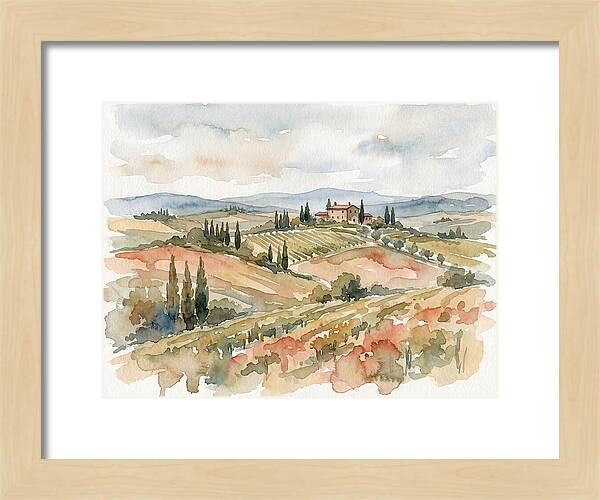 Serene Hills Of Tuscany