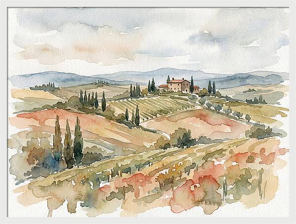 Serene Hills Of Tuscany