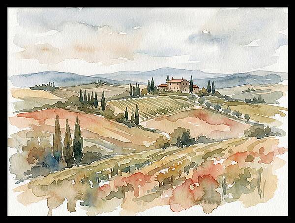 Serene Hills Of Tuscany