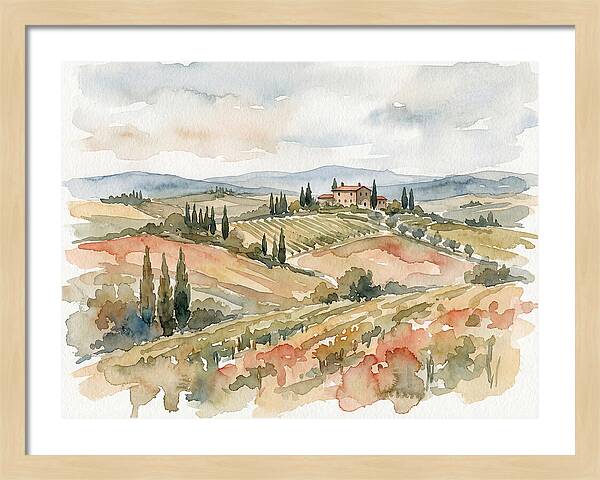 Serene Hills Of Tuscany