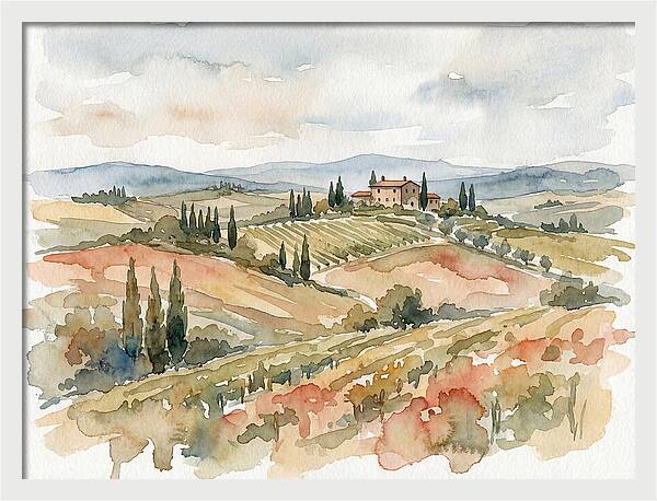 Serene Hills Of Tuscany