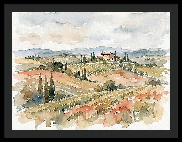Serene Hills Of Tuscany