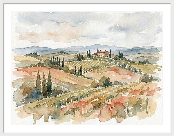 Serene Hills Of Tuscany