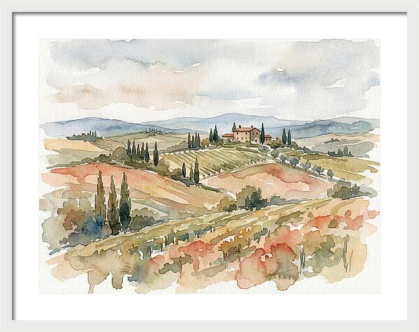 Serene Hills Of Tuscany