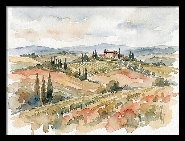 Serene Hills Of Tuscany