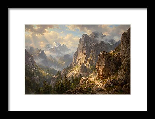 Serene Journey Through Mountains