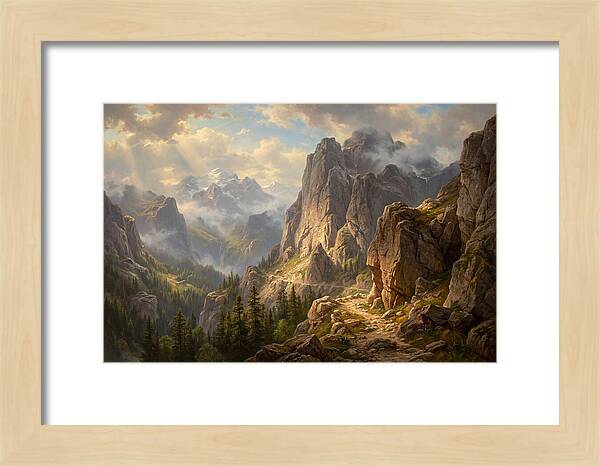 Serene Journey Through Mountains