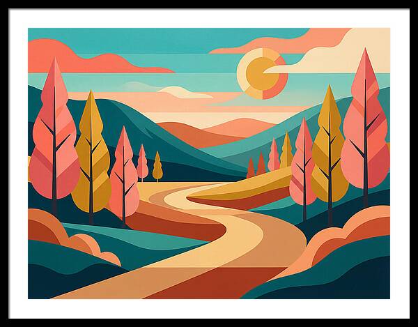 Serene Journey Through The Woods