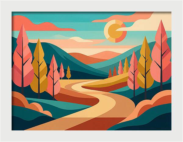 Serene Journey Through The Woods