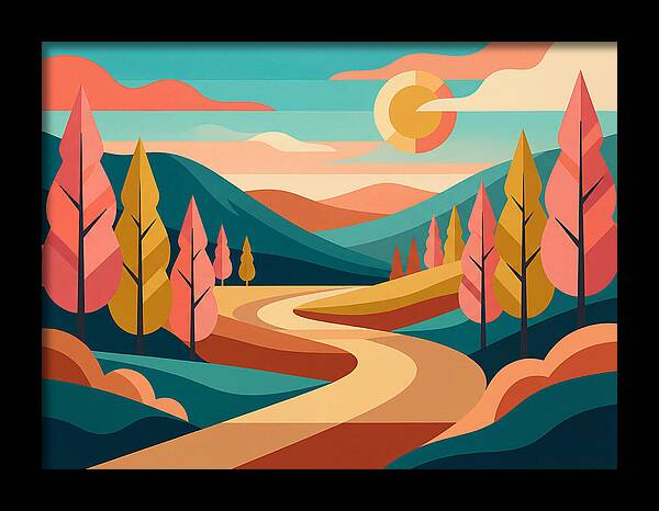 Serene Journey Through The Woods