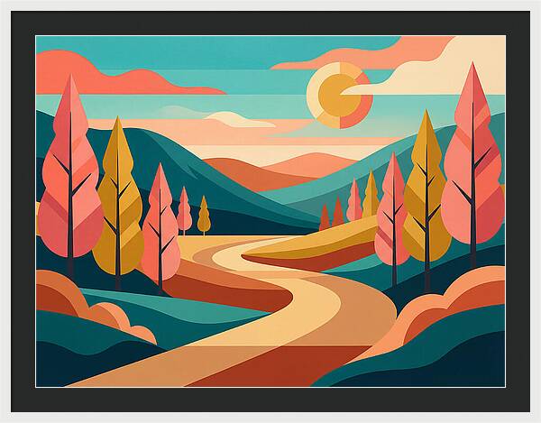 Serene Journey Through The Woods