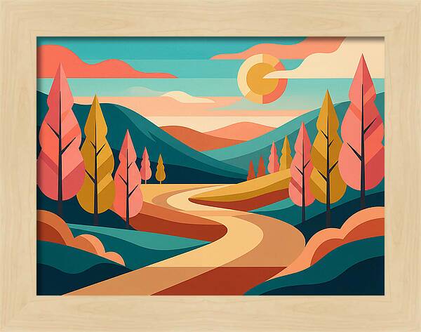 Serene Journey Through The Woods