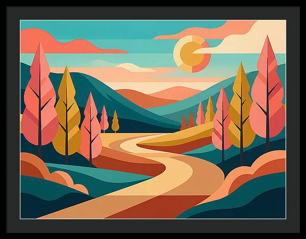 Serene Journey Through The Woods