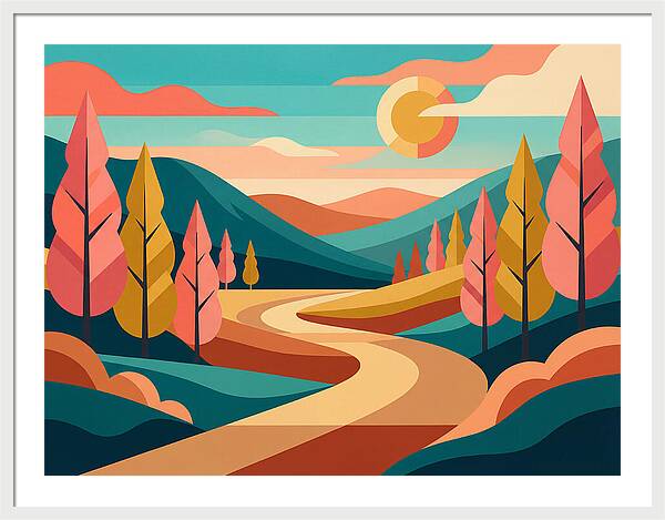 Serene Journey Through The Woods