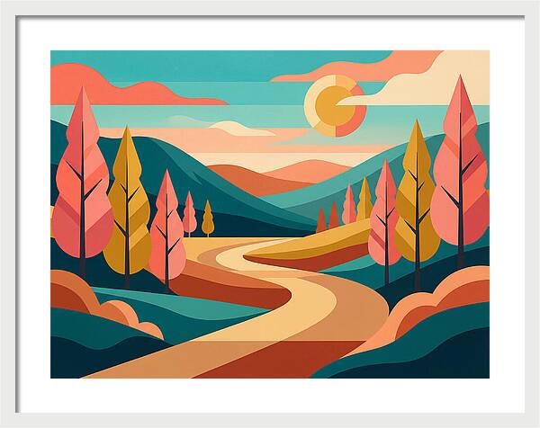 Serene Journey Through The Woods