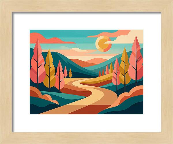 Serene Journey Through The Woods