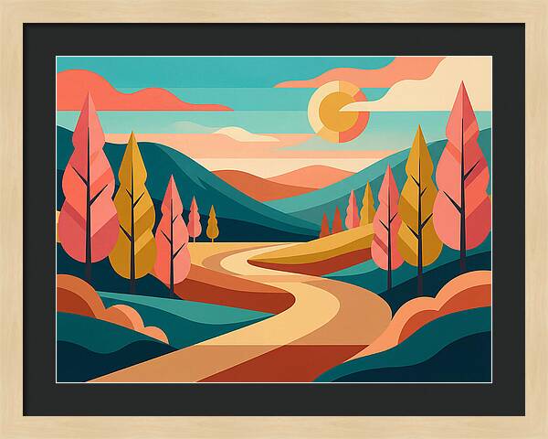 Serene Journey Through The Woods