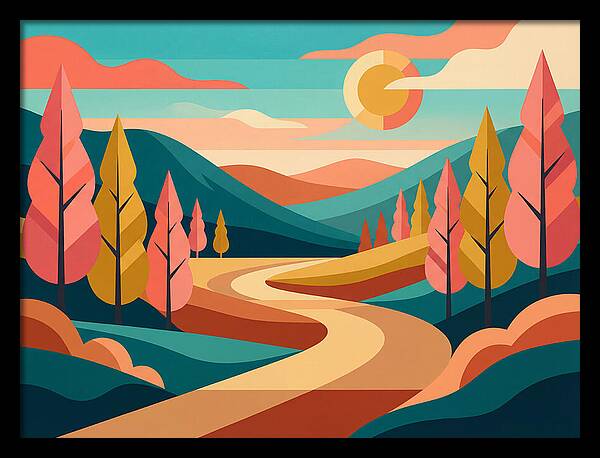 Serene Journey Through The Woods