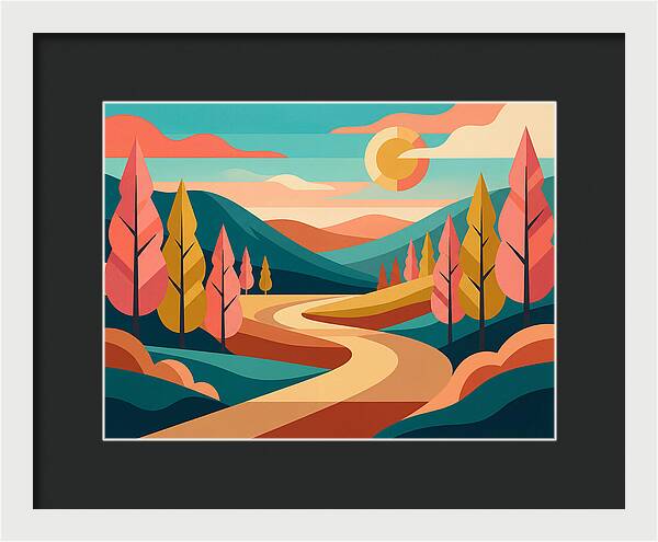 Serene Journey Through The Woods