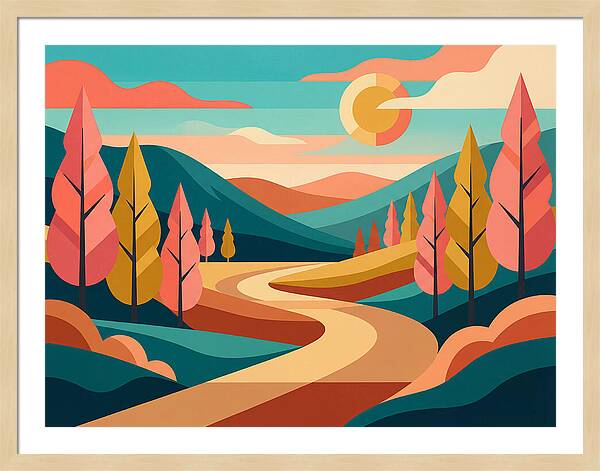 Serene Journey Through The Woods