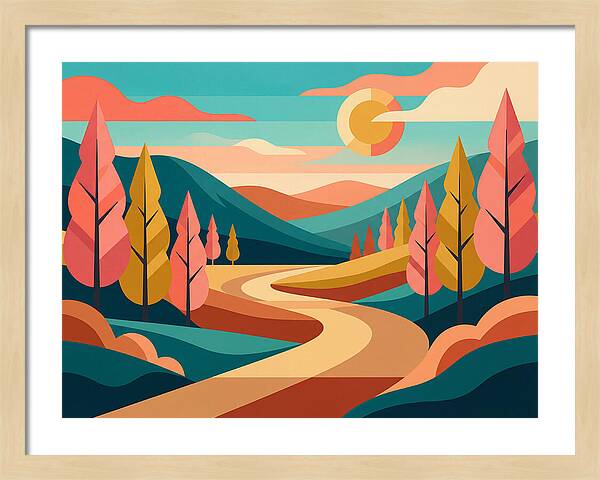 Serene Journey Through The Woods