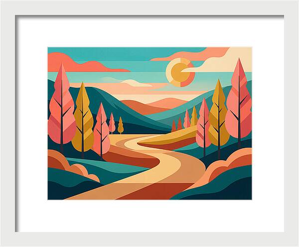 Serene Journey Through The Woods