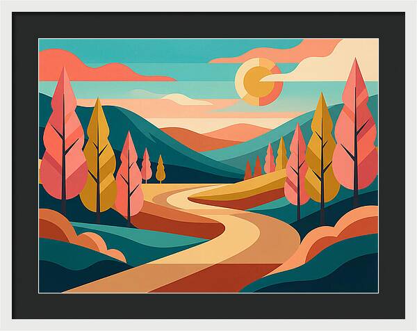 Serene Journey Through The Woods