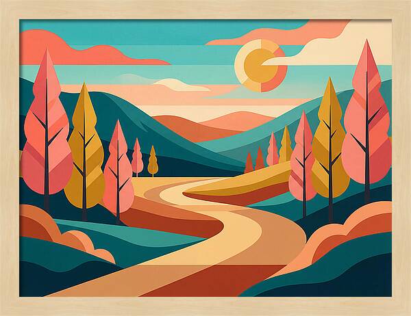 Serene Journey Through The Woods