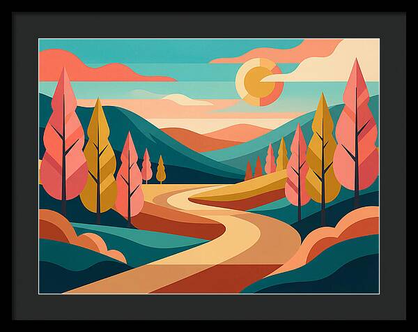 Serene Journey Through The Woods