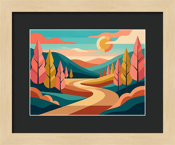 Serene Journey Through The Woods
