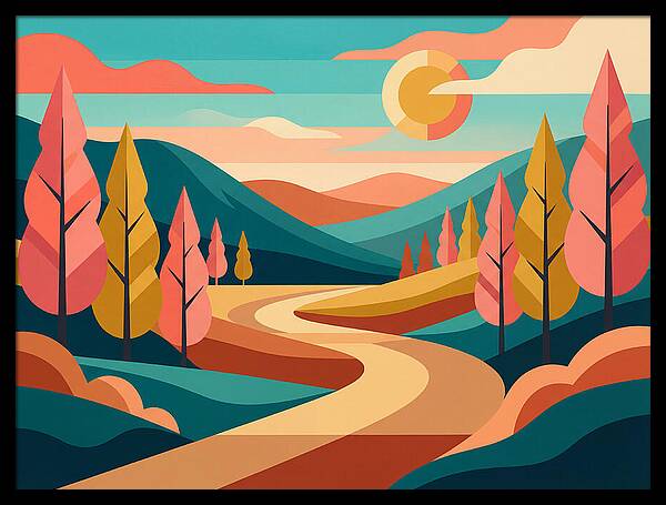 Serene Journey Through The Woods