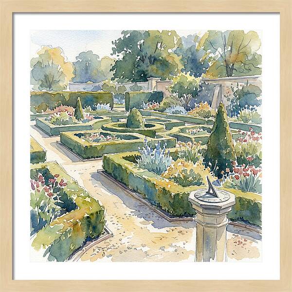 Serene Knot Garden