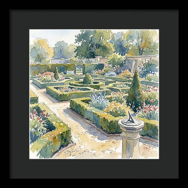 Serene Knot Garden